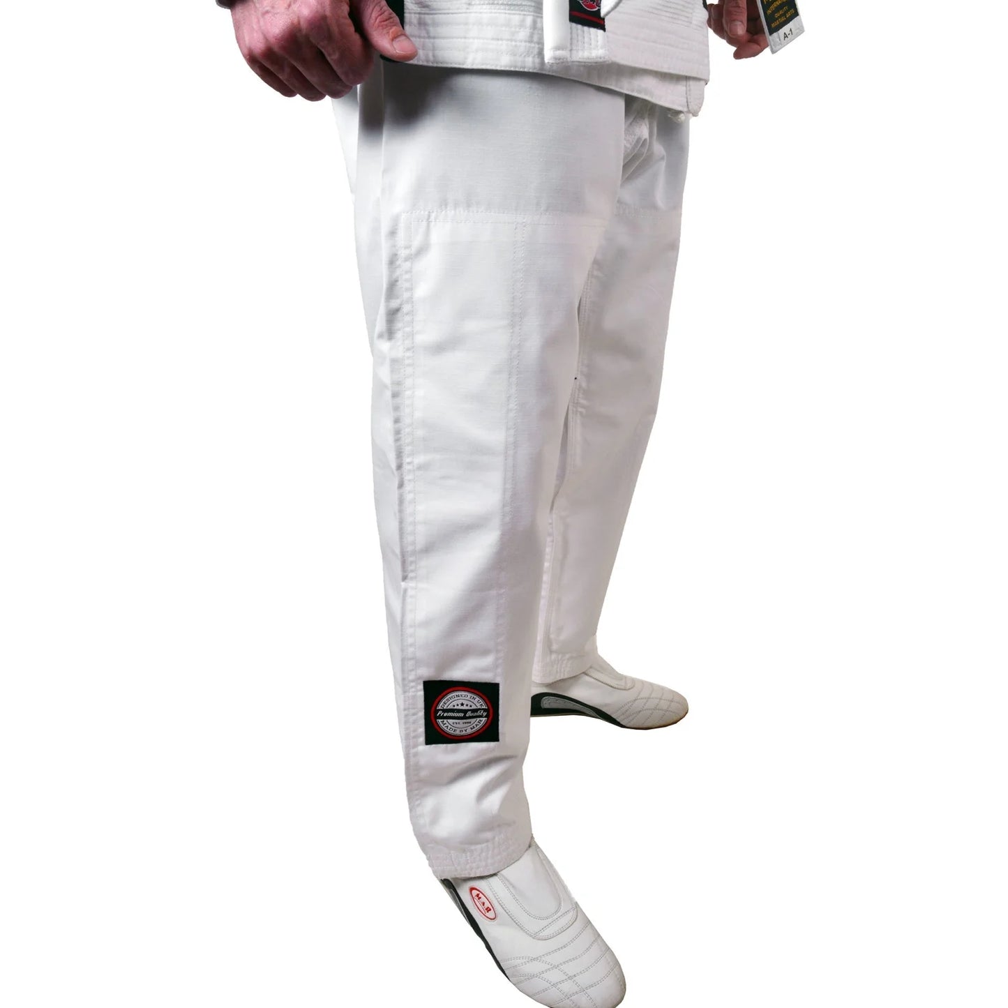 MAR-062B | White Brazilian Jiu-Jitsu Uniform - 480gsm - Uniforms