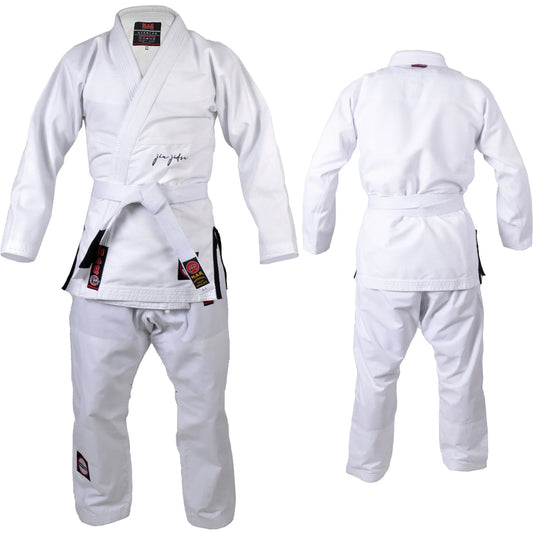 MAR-062B | White Brazilian Jiu-Jitsu Uniform - 480gsm - Uniforms