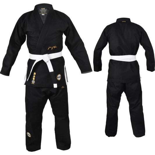 MAR-063B | Black Brazilian Jiu-Jitsu Uniform - 480gsm - Uniforms