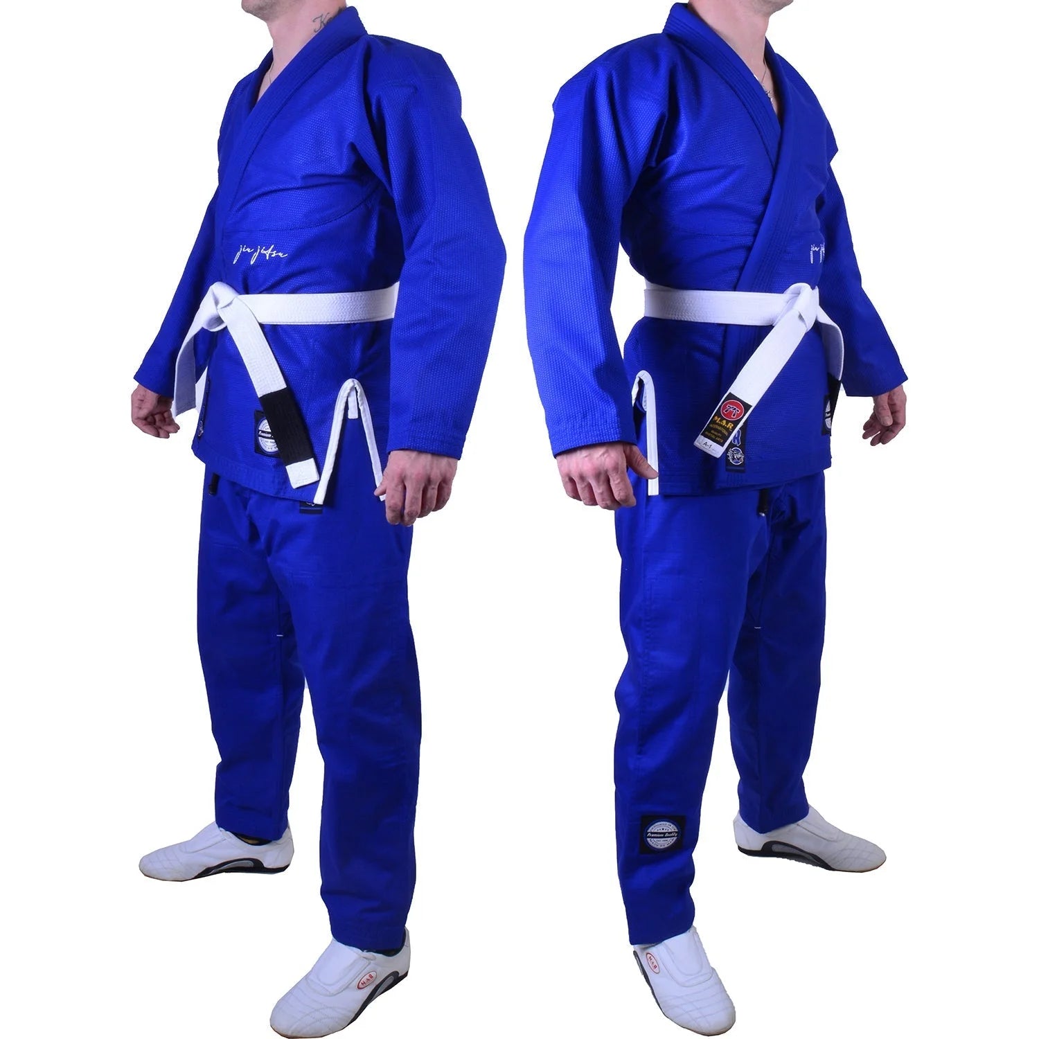 MAR-064B | Blue Brazilian Jiu-Jitsu Uniform - 480gsm - Uniforms