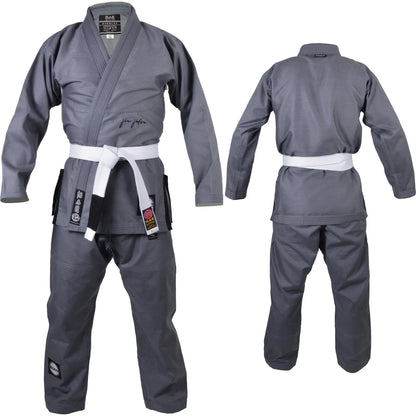 MAR-064C | Grey Brazilian Jiu-Jitsu Uniform - 480gsm - Uniforms