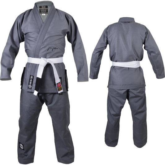 MAR-064C | Grey Brazilian Jiu-Jitsu Uniform - 480gsm - Uniforms