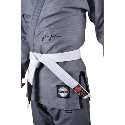 MAR-064C | Grey Brazilian Jiu-Jitsu Uniform - 480gsm - Uniforms