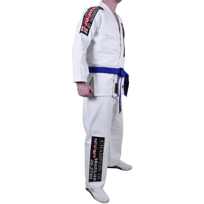 MAR-065 | White Designer Jiu-Jitsu Training & Competition Uniform - Uniforms