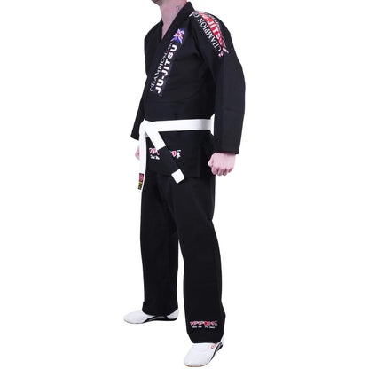 MAR-066 | Black Designer Jiu-Jitsu Training & Competition Uniform - Uniforms
