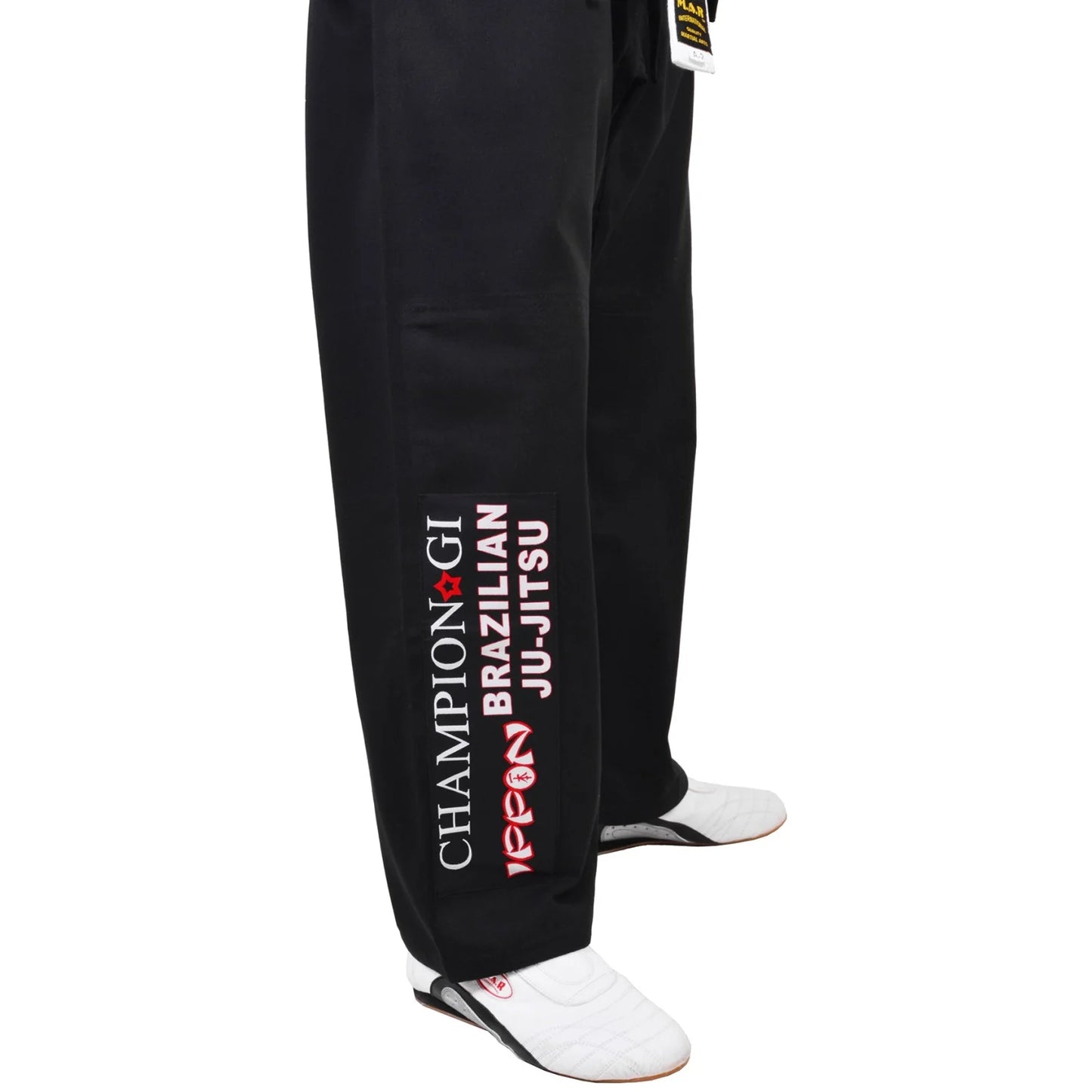 MAR-066 | Black Designer Jiu-Jitsu Training & Competition Uniform - Uniforms