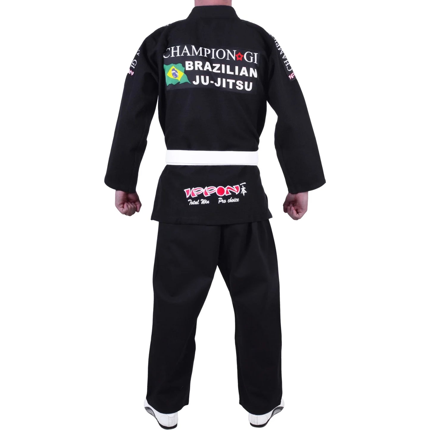 MAR-066 | Black Designer Jiu-Jitsu Training & Competition Uniform - Uniforms