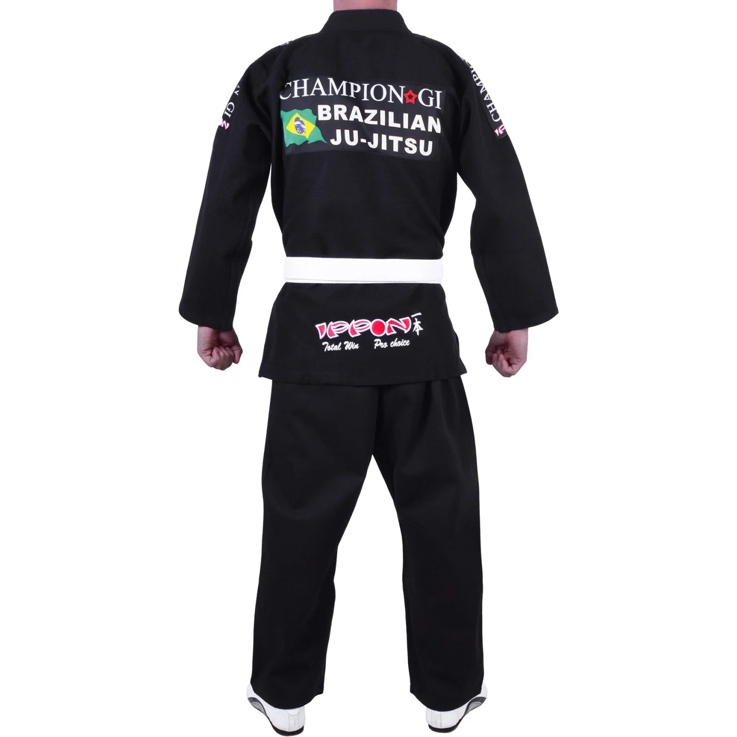 MAR-066 | Black Designer Jiu-Jitsu Training & Competition Uniform - Uniforms