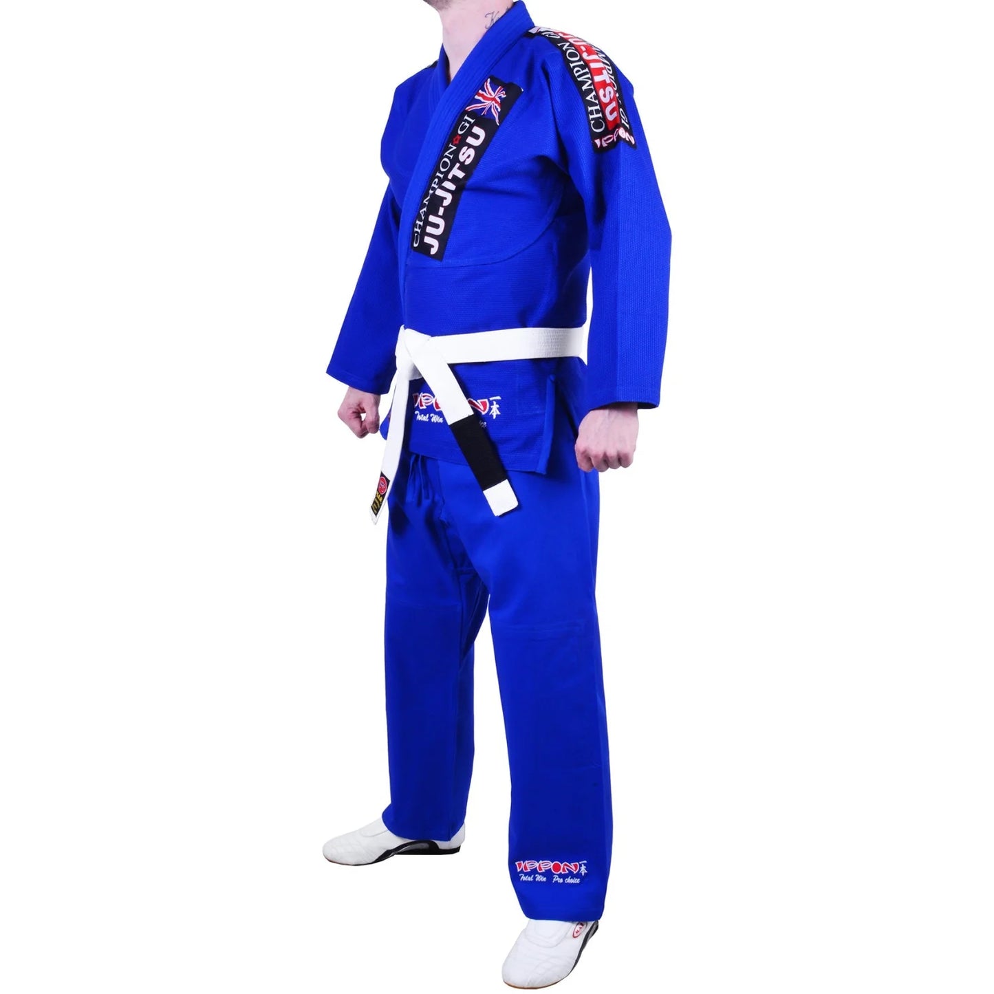 MAR-067 | Blue Designer Jiu-Jitsu Training & Competition Uniform - Uniforms
