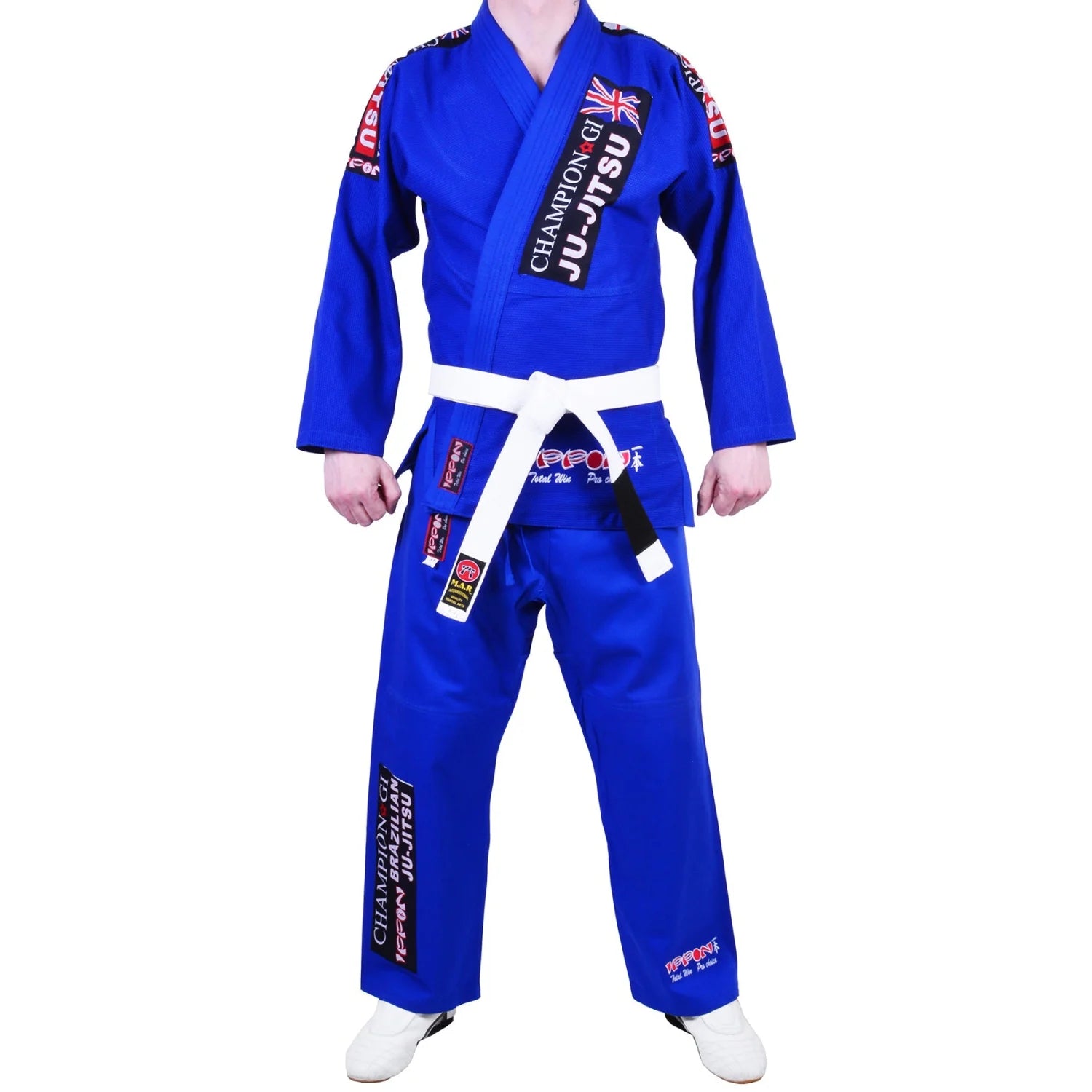 MAR-067 | Blue Designer Jiu-Jitsu Training & Competition Uniform - Uniforms