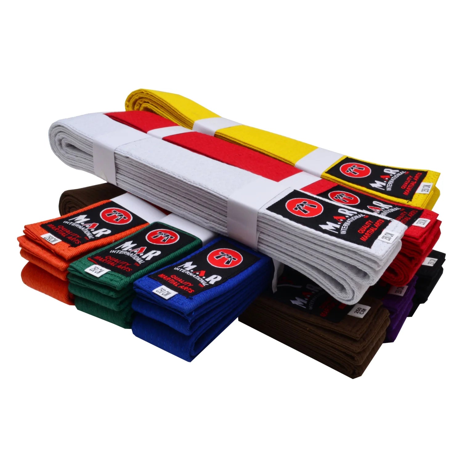 MAR-075 | Plain Coloured Martial Arts Grading Belts - quality-martial-arts