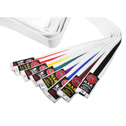 MAR-077 | Coloured Striped Grading Belt - Belts