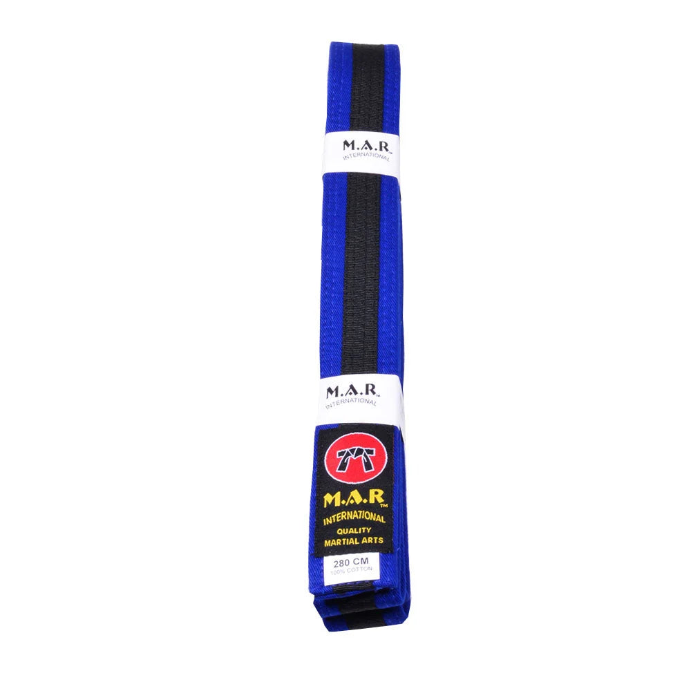 MAR-078 | Coloured Grading Belt - Wholesale / F: Blue & Black / 250cm - Belts