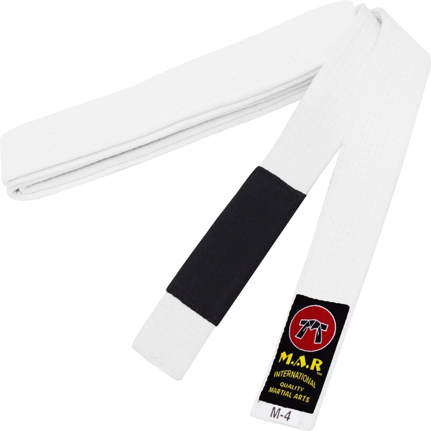 MAR-082 | Brazilian Jiu-Jitsu Ranking Belts Size A1 to A4 (Adult Sizes) - White (A) / A1 / Wholesale - Belts