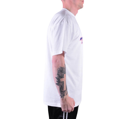 MAR-084D | White Round-Neck Taekwondo T-Shirt (OD) - T-Shirts