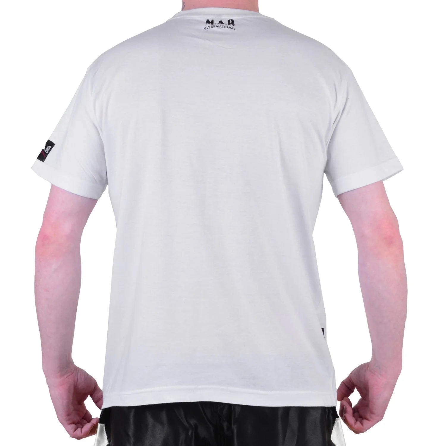 MAR-084F | White Round-Neck Kickboxing T-Shirt - T-Shirts