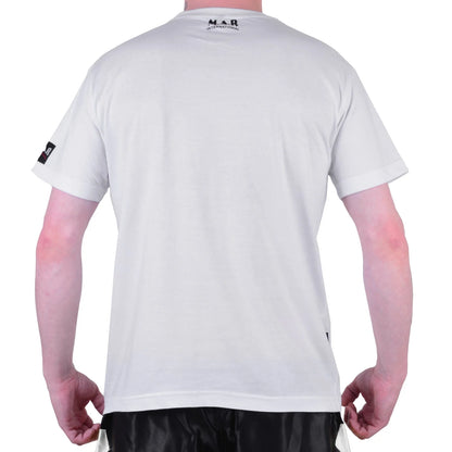 MAR-084F | White Round-Neck Kickboxing T-Shirt - T-Shirts