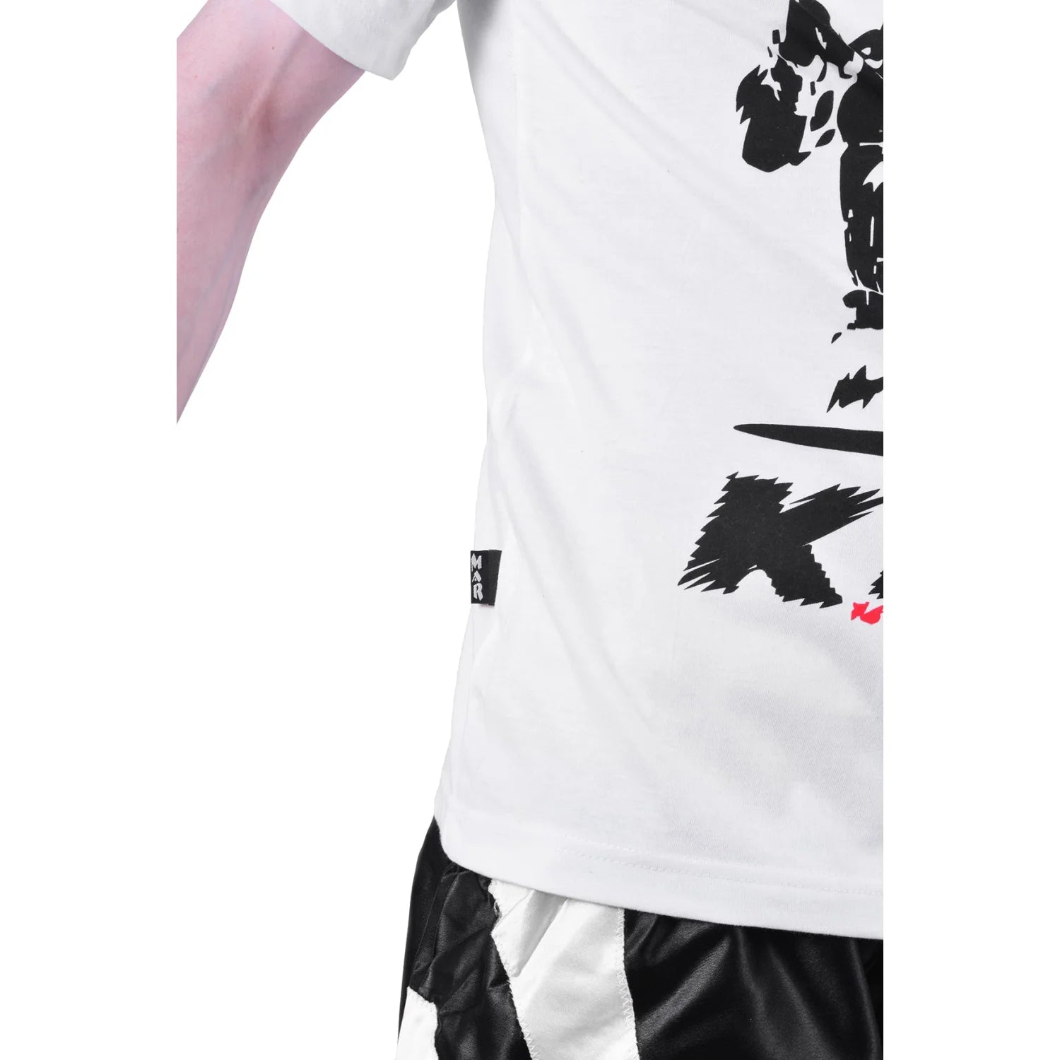MAR-084F | White Round-Neck Kickboxing T-Shirt - T-Shirts