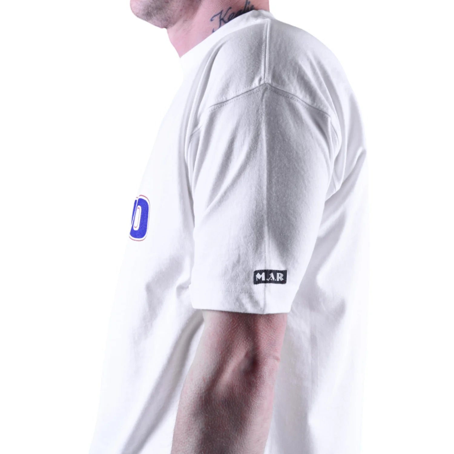 MAR-084H | White Round-Neck Judo T-Shirt (OD) - T-Shirts