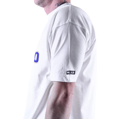 MAR-084H | White Round-Neck Judo T-Shirt (OD) - T-Shirts