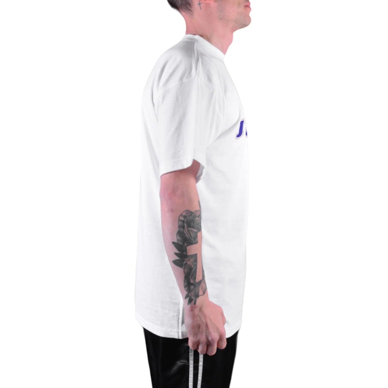 MAR-084H | White Round-Neck Judo T-Shirt (OD) - T-Shirts