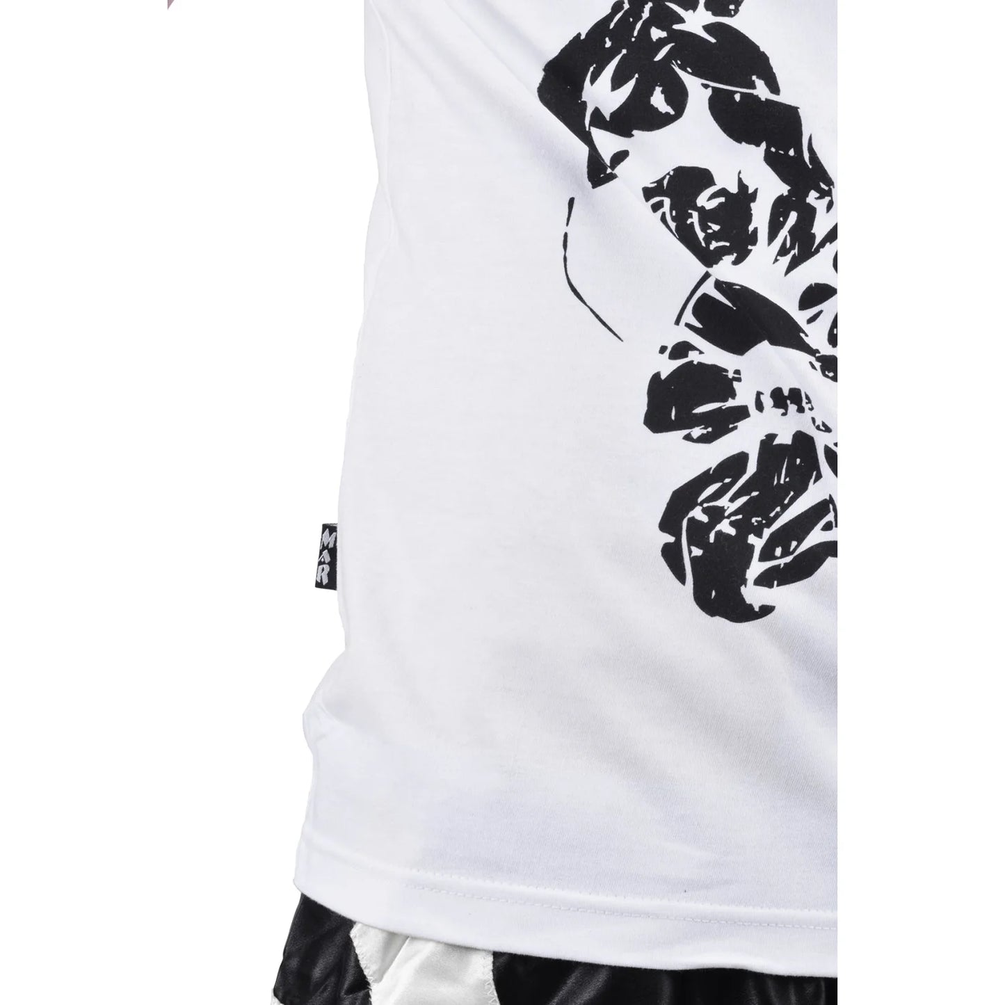 MAR-084H | White Round-Neck MMA T-Shirt - T-Shirts