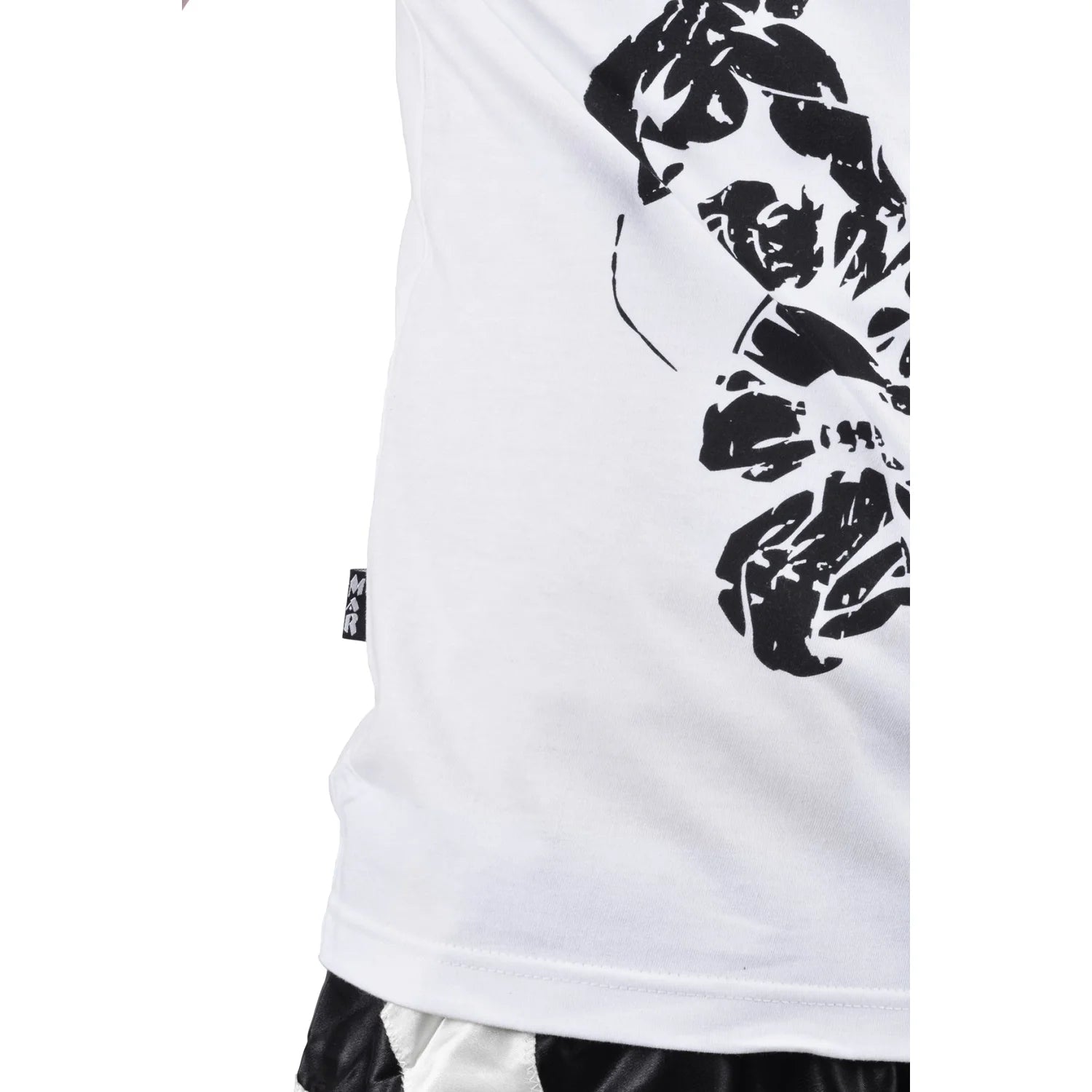 MAR-084H | White Round-Neck MMA T-Shirt - T-Shirts