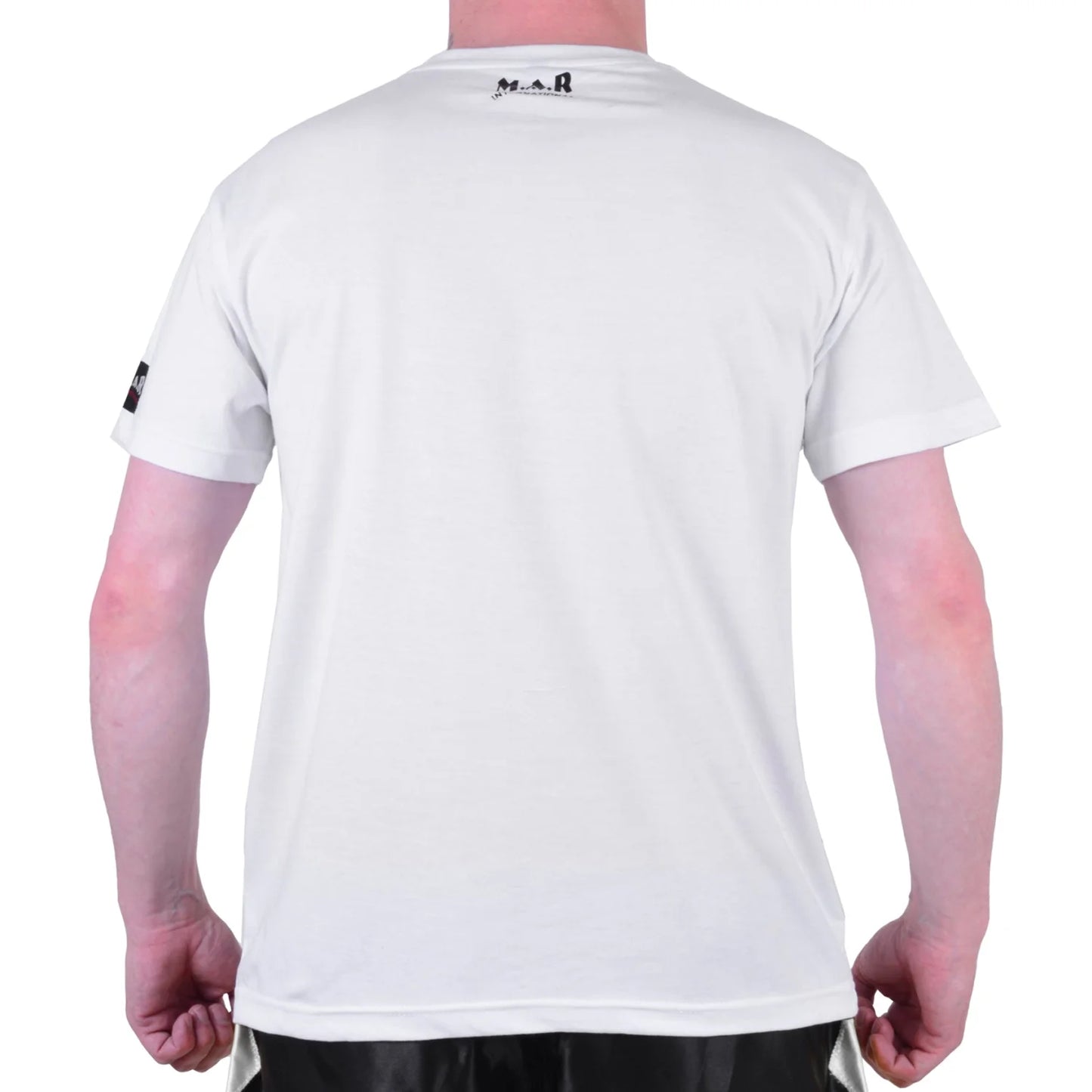 MAR-084H | White Round-Neck MMA T-Shirt - T-Shirts