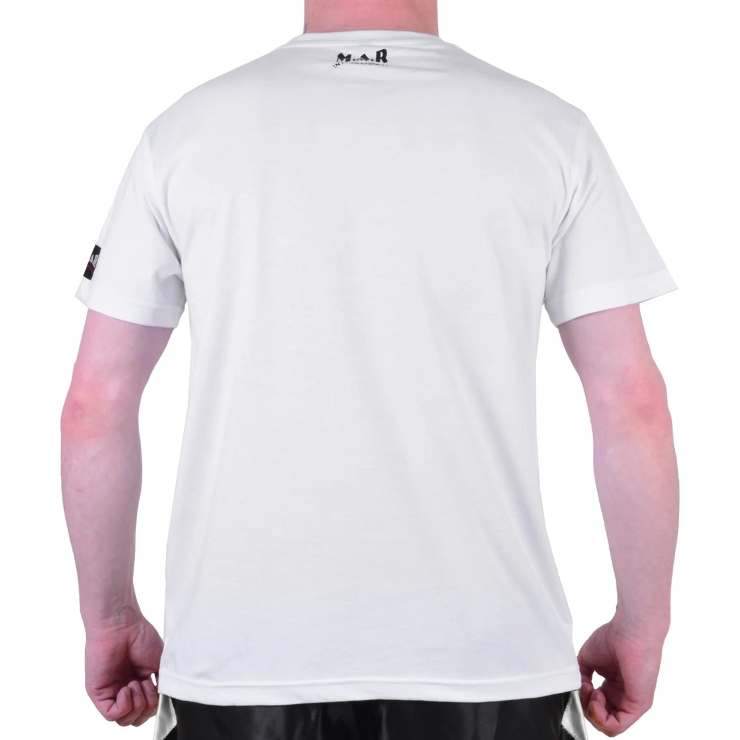 MAR-084H | White Round-Neck MMA T-Shirt - T-Shirts