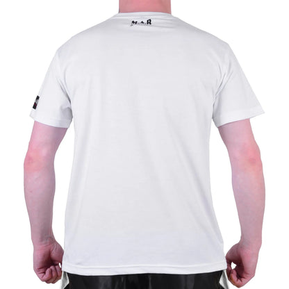 MAR-084H | White Round-Neck MMA T-Shirt - T-Shirts