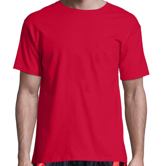MAR-085A | Red Round Neck T-Shirt - T-Shirts