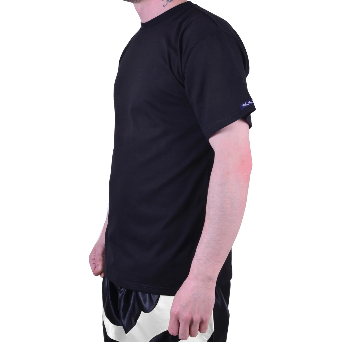 MAR-085B | Black Round Neck T-Shirt - T-Shirts
