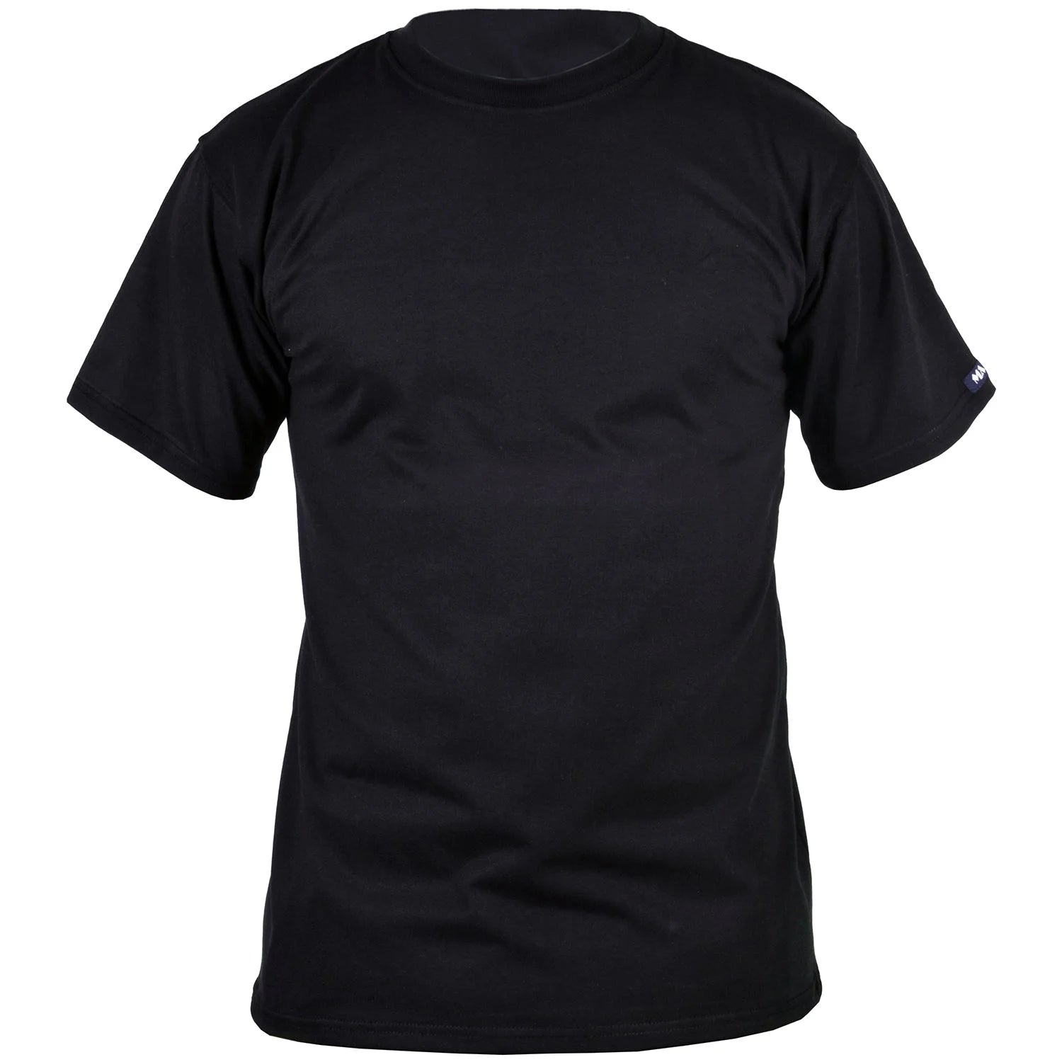 MAR-085B | Black Round Neck T-Shirt - T-Shirts
