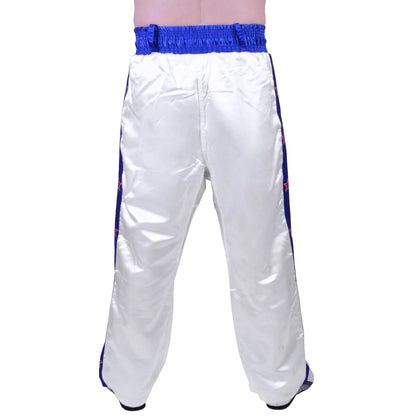 MAR-086D | White Stripe Freestyle Trouser w/ Stars - Trousers