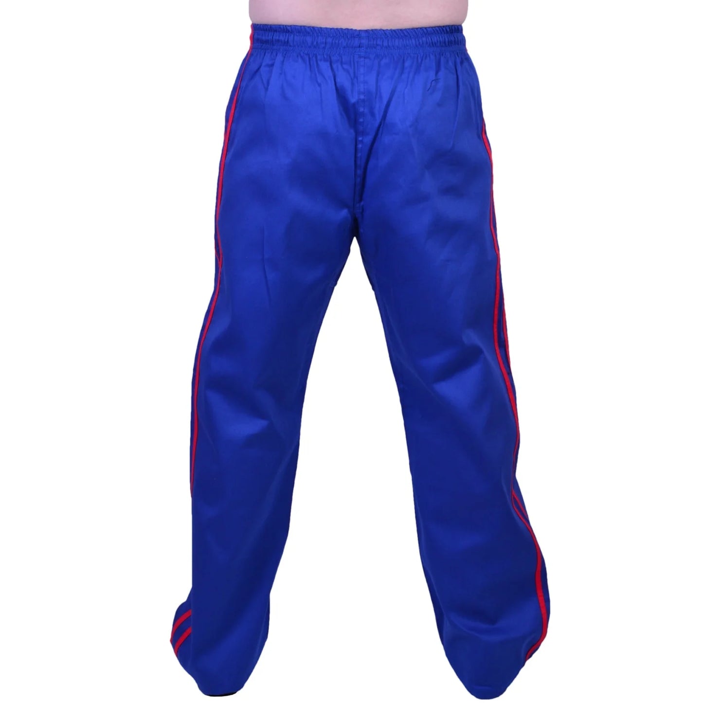 MAR-088B | Blue & Red Kickboxing & Freestyle Two-Striped Trousers - Trousers