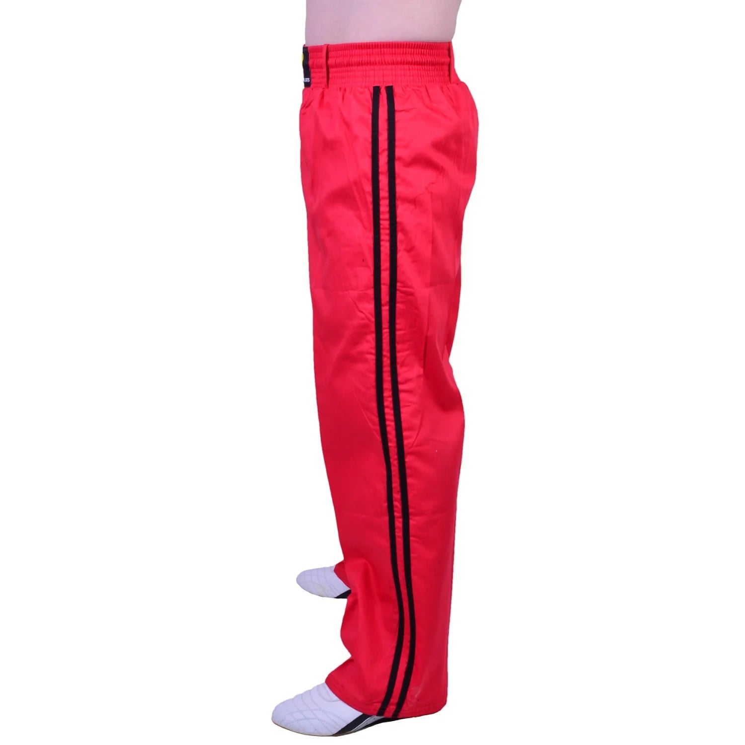 MAR-088D | Red & Black Kickboxing & Freestyle Two-Striped Trousers - Trousers