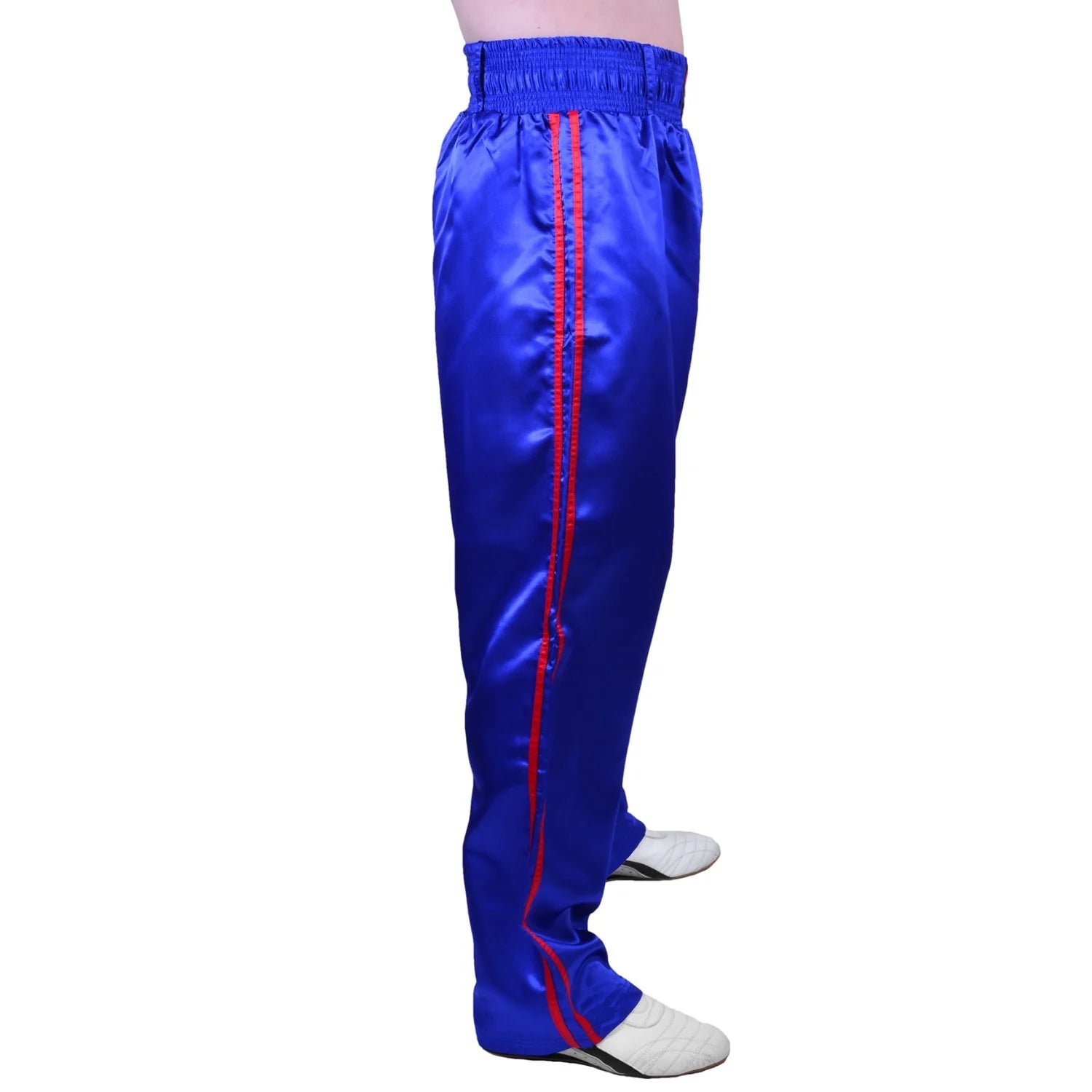 MAR-089B | Full Contact Blue + Red Kickboxing & Freestyle Trousers - Trousers