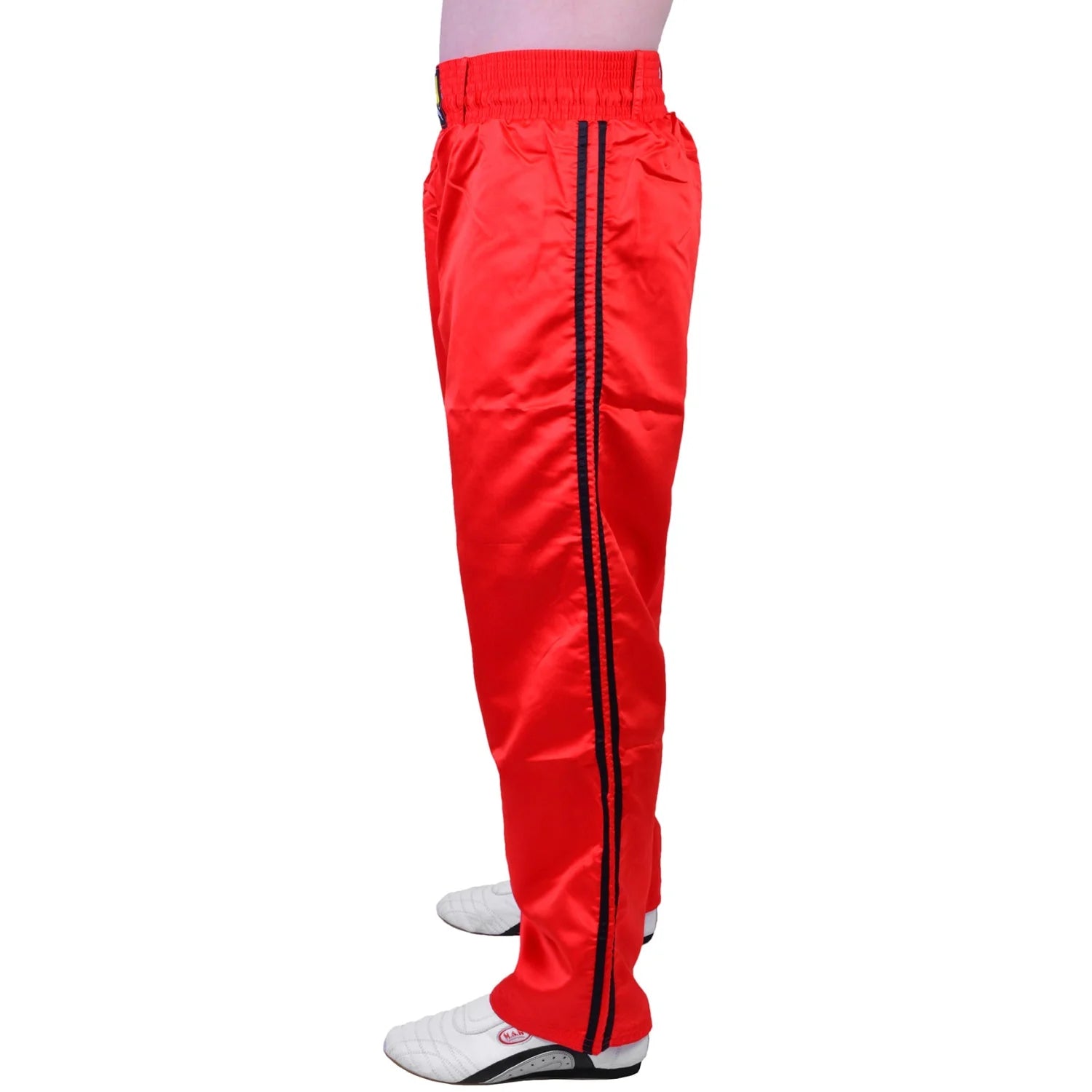 MAR-089D | Full Contact Red + Black Kickboxing & Freestyle Trousers - Trousers