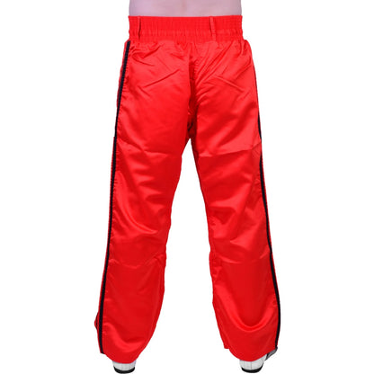 MAR-089D | Full Contact Red + Black Kickboxing & Freestyle Trousers - Trousers