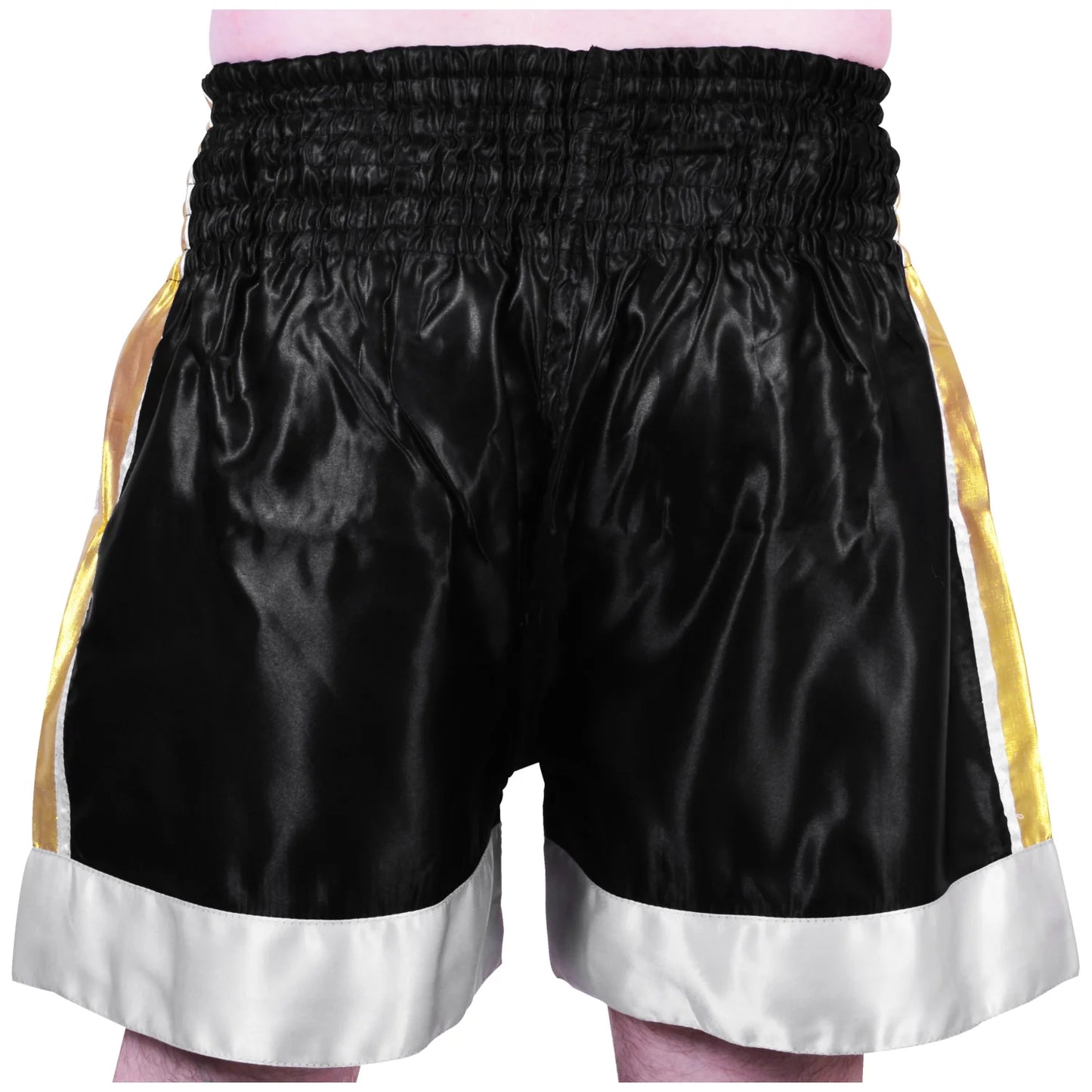 MAR-091C | Black and Yellow Kickboxing Shorts - Shorts