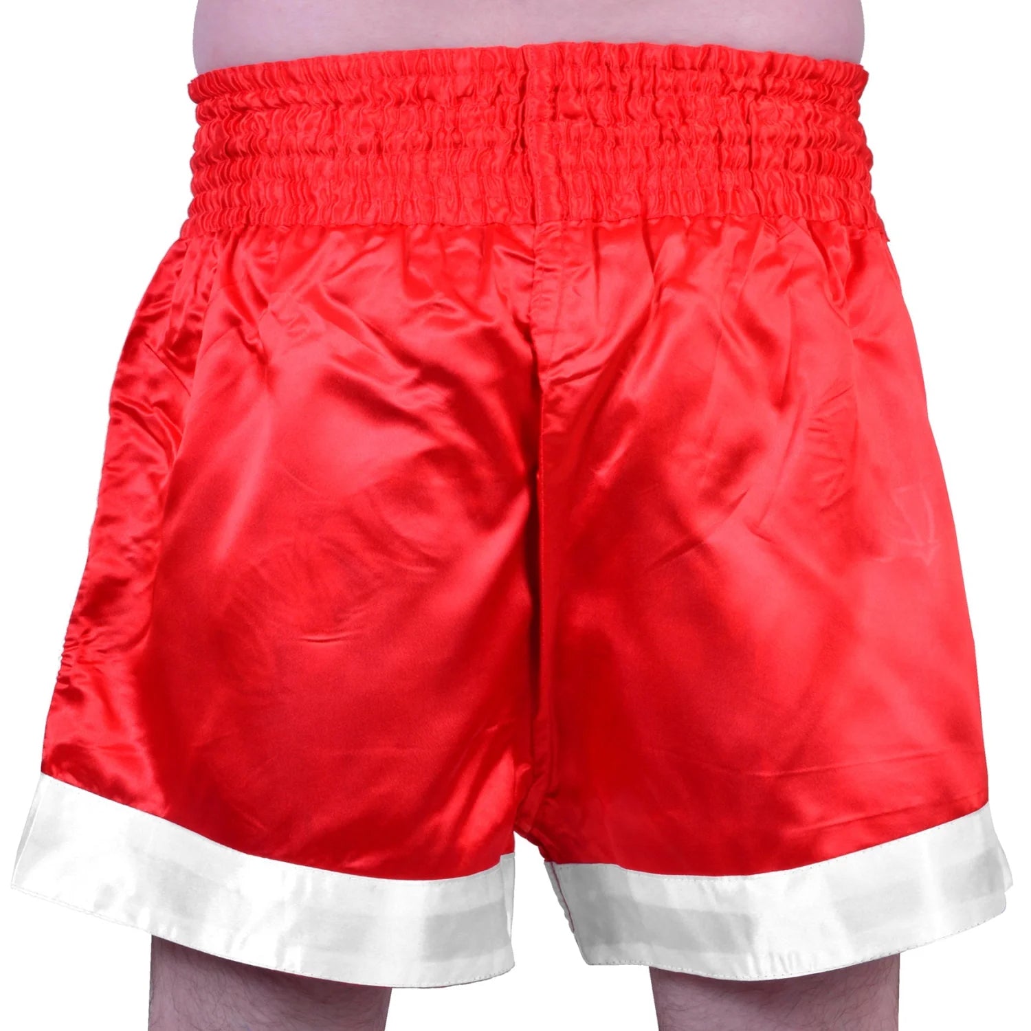 MAR-091E | Red Kickboxing & Thai Boxing Shorts w/ Stars - Shorts