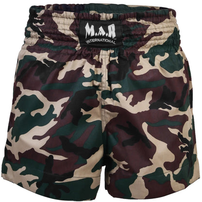 MAR-091I | Camo Kickboxing & Thai Boxing Shorts - Shorts