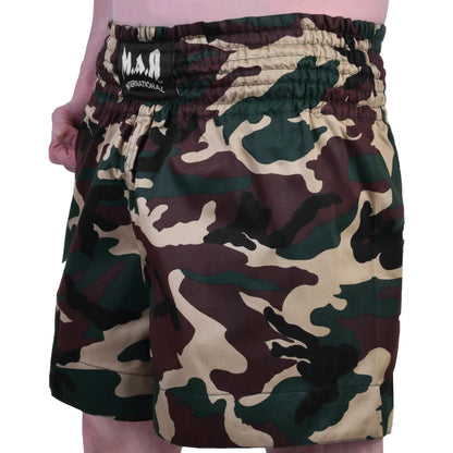 MAR-091I | Camo Kickboxing & Thai Boxing Shorts - Shorts