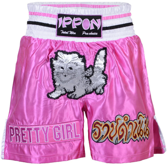 MAR-095A | Pink Kickboxing & K1 Shorts - Shorts