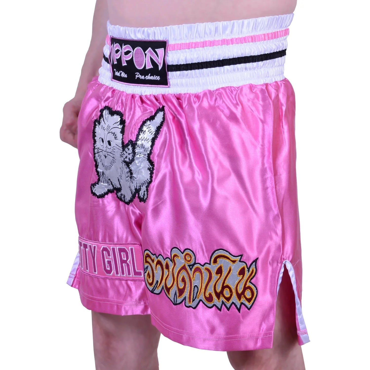 MAR-095A | Pink Kickboxing & K1 Shorts - Shorts
