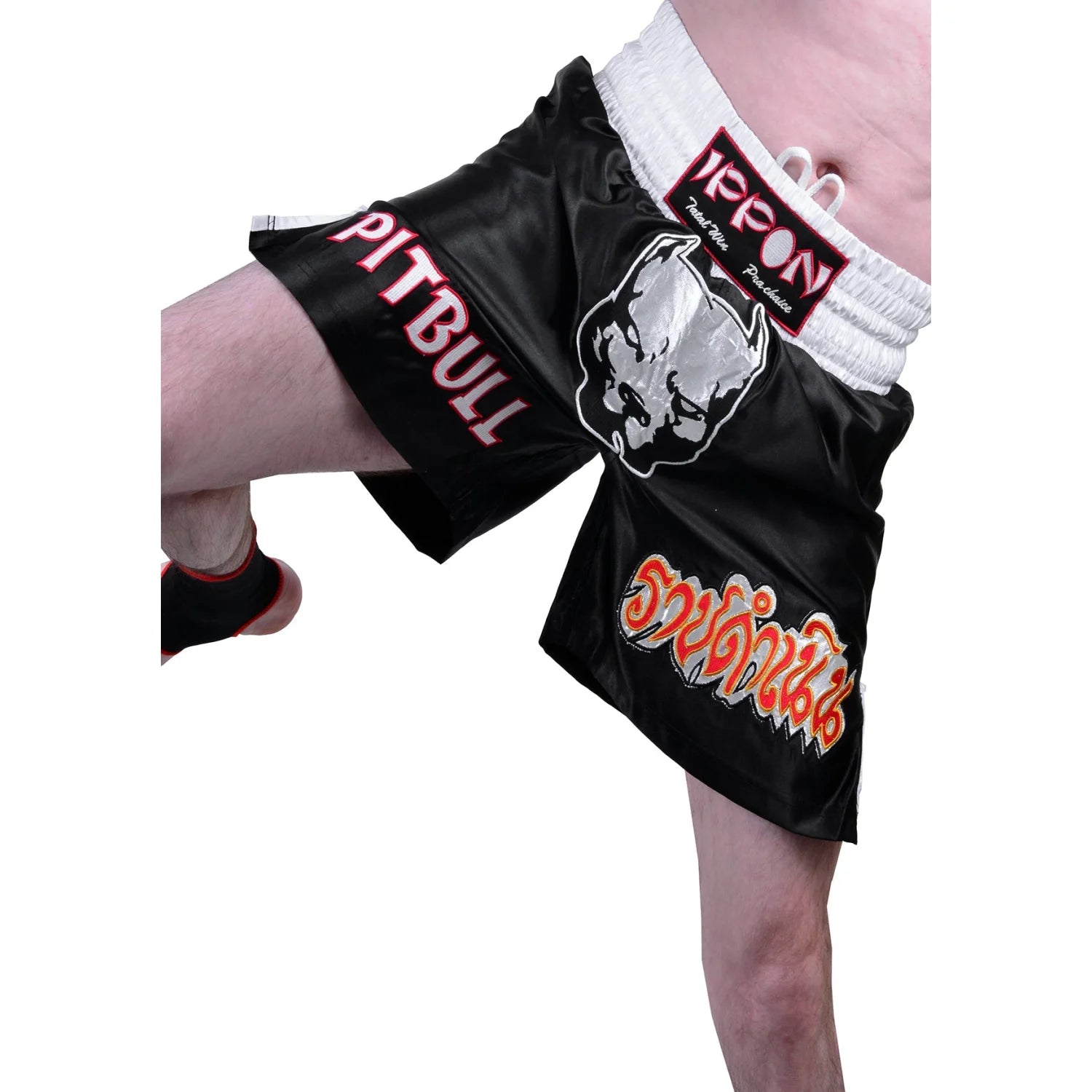 MAR-095C | Black Kickboxing & K1 Shorts - Shorts