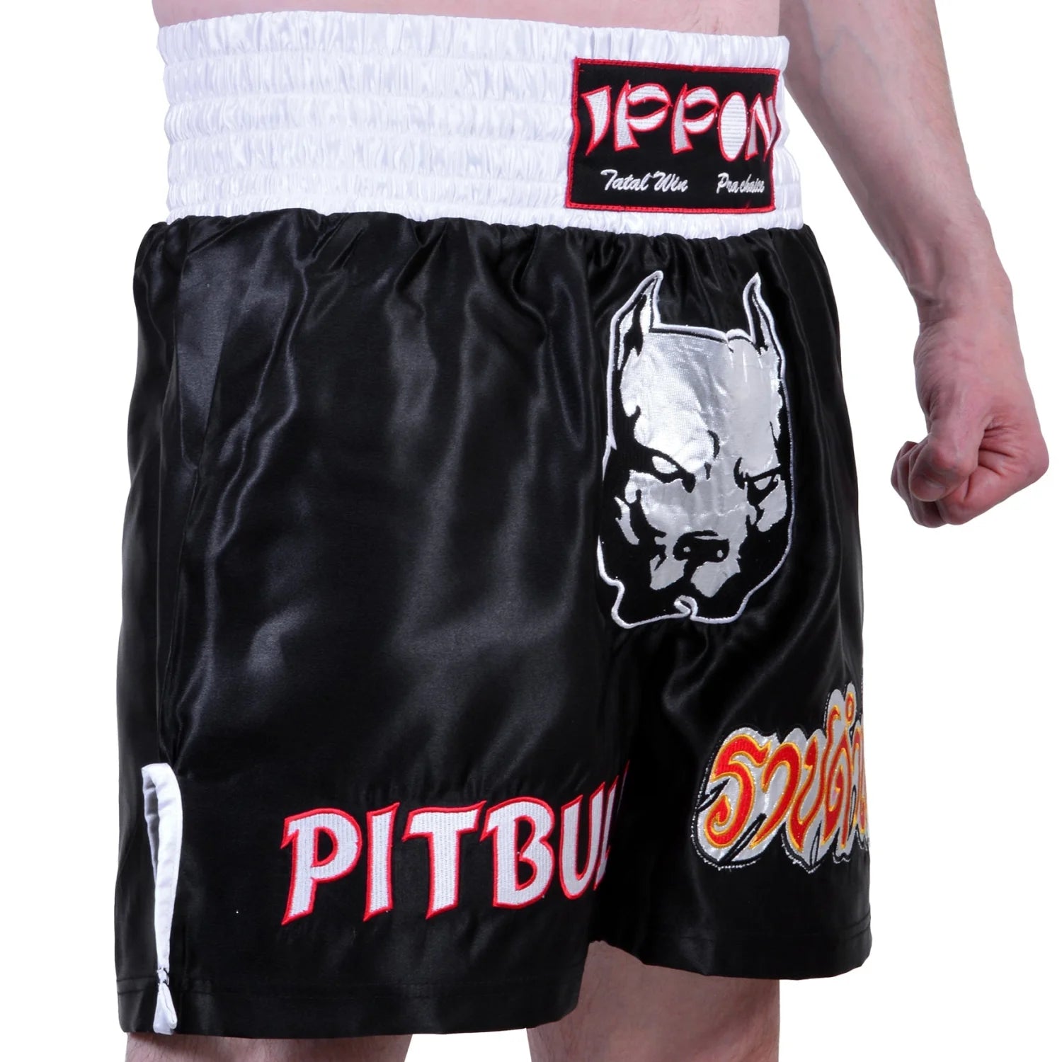 MAR-095C | Black Kickboxing & K1 Shorts - Shorts