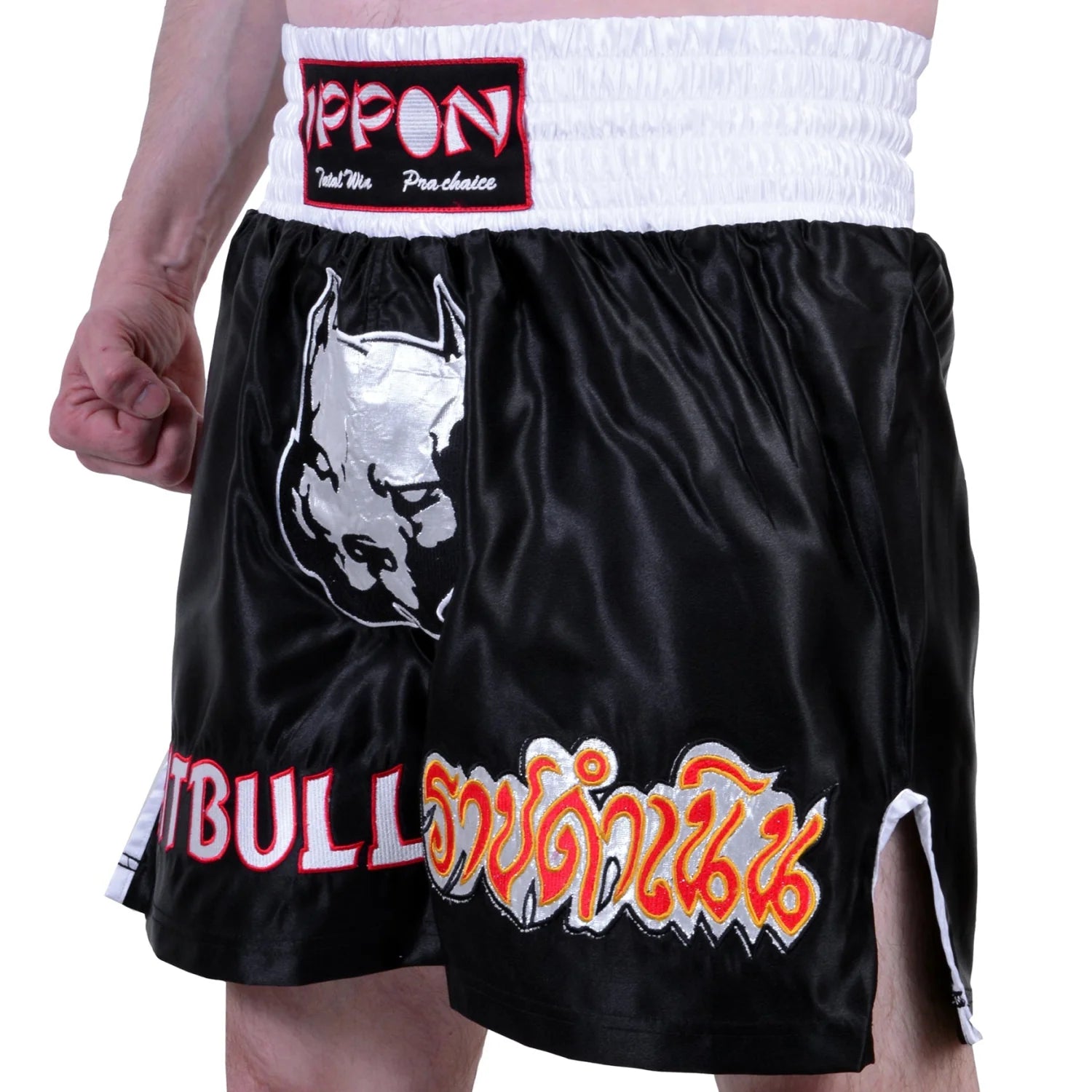 MAR-095C | Black Kickboxing & K1 Shorts - Shorts