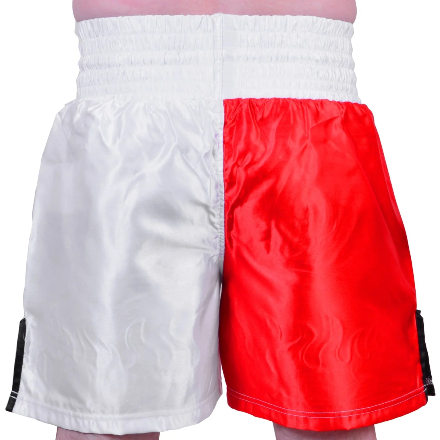 MAR-095G | Red & White Kick Boxing & K1 Shorts - Shorts