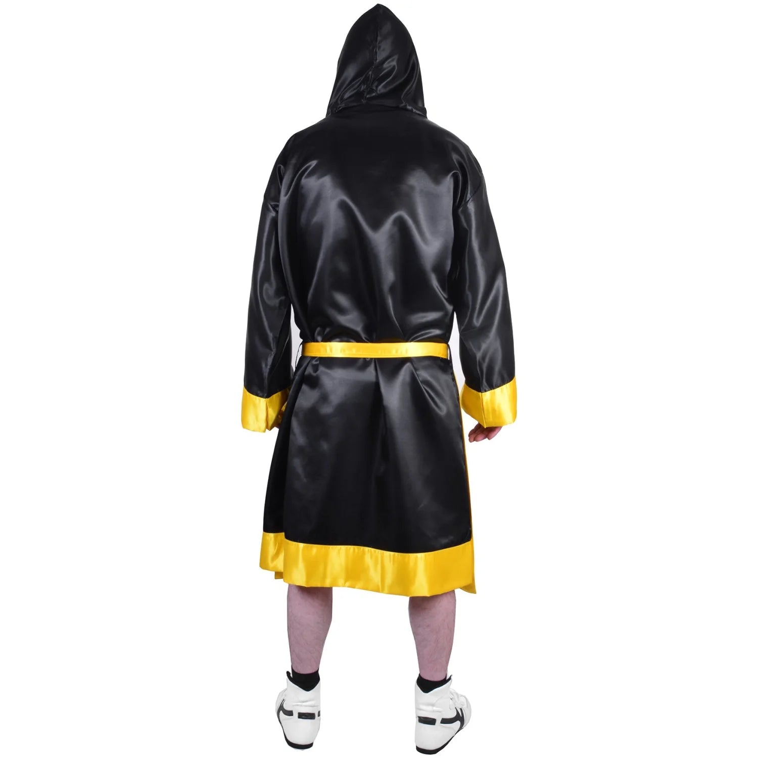 MAR-097A | Yellow & Black Boxing and Kickboxing Robe - Robes